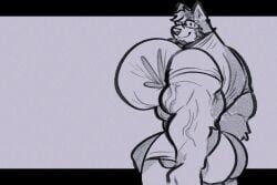 bau_(melaisen), melaisen, akita, anthro, barazoku