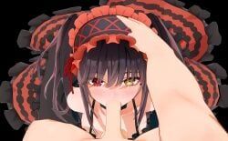 tokisaki_kurumi, date_a_live, 1girl1boy, ass, big_breasts