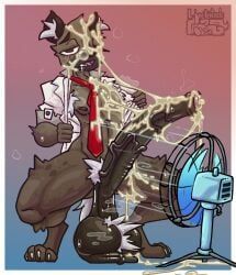 haida_(aggretsuko), aggretsuko, sanrio, limetentacle, 1boy