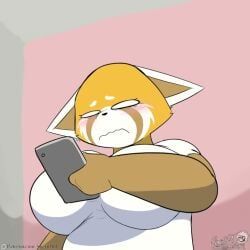 retsuko, aggressive_retsuko, aggretsuko, masterj291, 1girls