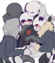 cross_sans, nightmare_sans_(fan_character), sans_(dusttale), sans_(horrortale), sans_(killertale)
