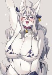 original, aky_sg6, sgsix, ahoge, animal_print
