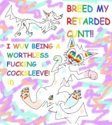 demensa, ^_^, ableist_slur, animal_genitalia, animal_vulva