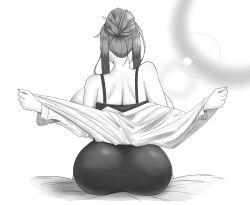miss_b_(character), bobberkyu, 1girls, ass, ass_focus