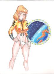 nova_forrester, yuki_mori, space_battleship_yamato, dalek-hal, 1girls