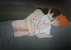 hinata, tobio_kageyama, haikyuu!!, yaoi