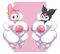 kuromi, my_melody, onegai_my_melody, sanrio, pururing