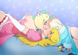 princess_peach, princess_rosalina, mario_(series), nintendo, super_mario_bros.
