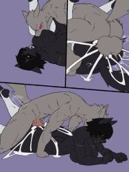 darkwolf_(darkwolfdemon), kansen, damageisreally, 1girls, anthro