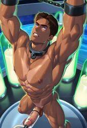max_steel_(character), max_steel, 1boy, 1male, abdomen
