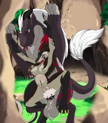 european_mythology, mythology, shinyfoxguy, abdominal_bulge, animal_genitalia