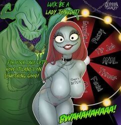 oogie_boogie, sally_(the_nightmare_before_christmas), halloween, nightmare_before_christmas, lennonblack