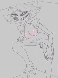 katie_killjoy, hazbin_hotel, bathroom, crying, crying_with_eyes_open