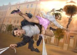 madame_masque, peter_parker, spider-man_(tom_holland), tom_holland, whitney_frost