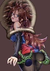 android_21, cell_(dragon_ball), dragon_ball, dragon_ball_fighterz, dragon_ball_z