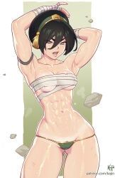 toph_bei_fong, avatar_the_last_airbender, the_legend_of_aang, kajinman, 1girls