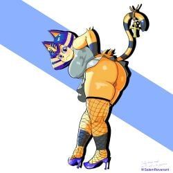ankha, ankha_(animal_crossing), animal_crossing, salem_revenant, anus