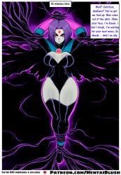 rachel_roth, raven_(dc), dc_comics, teen_titans, hentblush