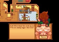 farmer_(stardew_valley), marnie_(stardew_valley), stardew_valley, theevilfallenone, 1boy