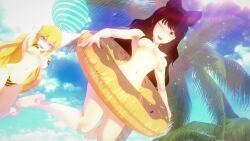 blake_belladonna, yang_xiao_long, rwby, logang45, 2girls