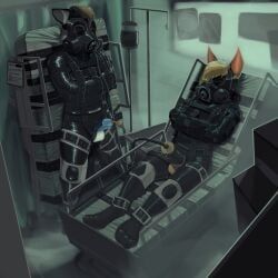 dizrahk_(artist), anthro, bat, bed, belt