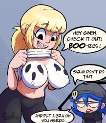 gwen_(gorllus), original_character, original_characters, sarah_(gorllus), halloween