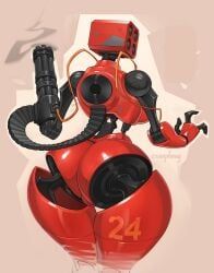 sentry_(team_fortress_2), sentry_turret, team_fortress_2, csarphong, breasts