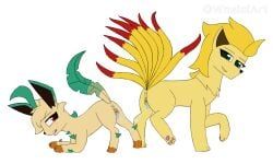 eeveelution, fan_character, generation_1_pokemon, generation_4_pokemon, leafeon