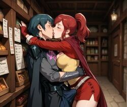 anna_(fire_emblem), byleth_(fire_emblem), byleth_(fire_emblem)_(male), fire_emblem, fire_emblem:_three_houses