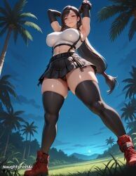 tifa_lockhart, final_fantasy, final_fantasy_vii, naughtyfeetai, 1girl