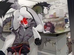 aunix_(nanovyne), okami_(okamisenpai), meek, peachygho, anthro