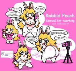 rabbid, rabbid_peach, mario_bros, mario_plus_rabbids_kingdom_battle, nintendo