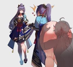 aether_(genshin_impact), ayaka_(genshin_impact), kamisato_ayaka_(cosplay), keqing_(genshin_impact), genshin_impact