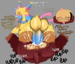 dino_snore_shelly, shelly_(dandy's_world), yatta_(dandy's_world), dandy's_world, cofficremer