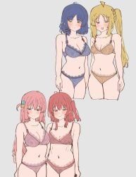 gotou_hitori, ijichi_nijika, kessoku_band, kita_ikuyo, yamada_ryou