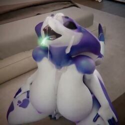nisha_(bluedingo), kitsunesfx, 1girls, anthro, bukkake