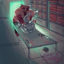 gein_(mewgenics), mewgenics, ambiguous_gender, blood_stain, cat