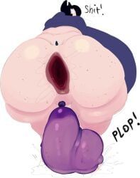 nano_(dumplis), dumplis_(artist), 1girls, anal_gape, anal_juice