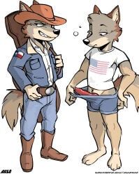 arloatdusk, american_flag, animal_genitalia, animal_penis, anthro