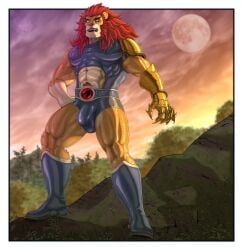 lion-o, thundercats, grungotharts, abs, anthro