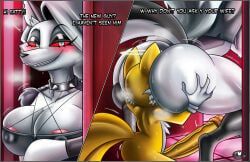loona_(helluva_boss), miles_prower, tails_the_fox, hellaverse, helluva_boss