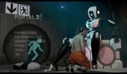 chell, glados, glados_(humanoid), portal_(series), valve