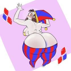 pomni_(the_amazing_digital_circus), glitch_productions, the_amazing_digital_circus, billinsanity415, 1girls