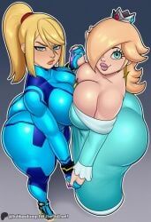 princess_rosalina, samus_aran, zero_suit_samus, mario_(series), metroid