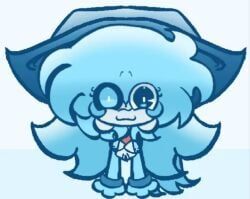 gorilla_tag, blue_body, blue_eyes, blue_fur, blue_hair