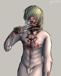 gunji, nitro+_chiral, togainu_no_chi, kiiroichi, bandage