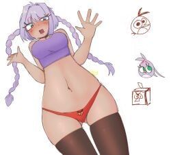 red_(angry_birds), silver_(angry_birds), angry_birds, luci_star, blush