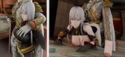 maximilian_gaius_von_reginrave, selvaria_bles, valkyria_chronicles, amateurthrowaway, annoyed