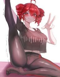 kasane_teto, utau, artist_request, 1girls, ahoge