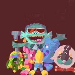 hoola, pomily, pompom_(my_singing_monsters), rooba, sooza